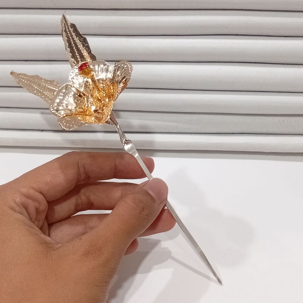 cucuk semanggi bunga pucuk gold untuk sanggul