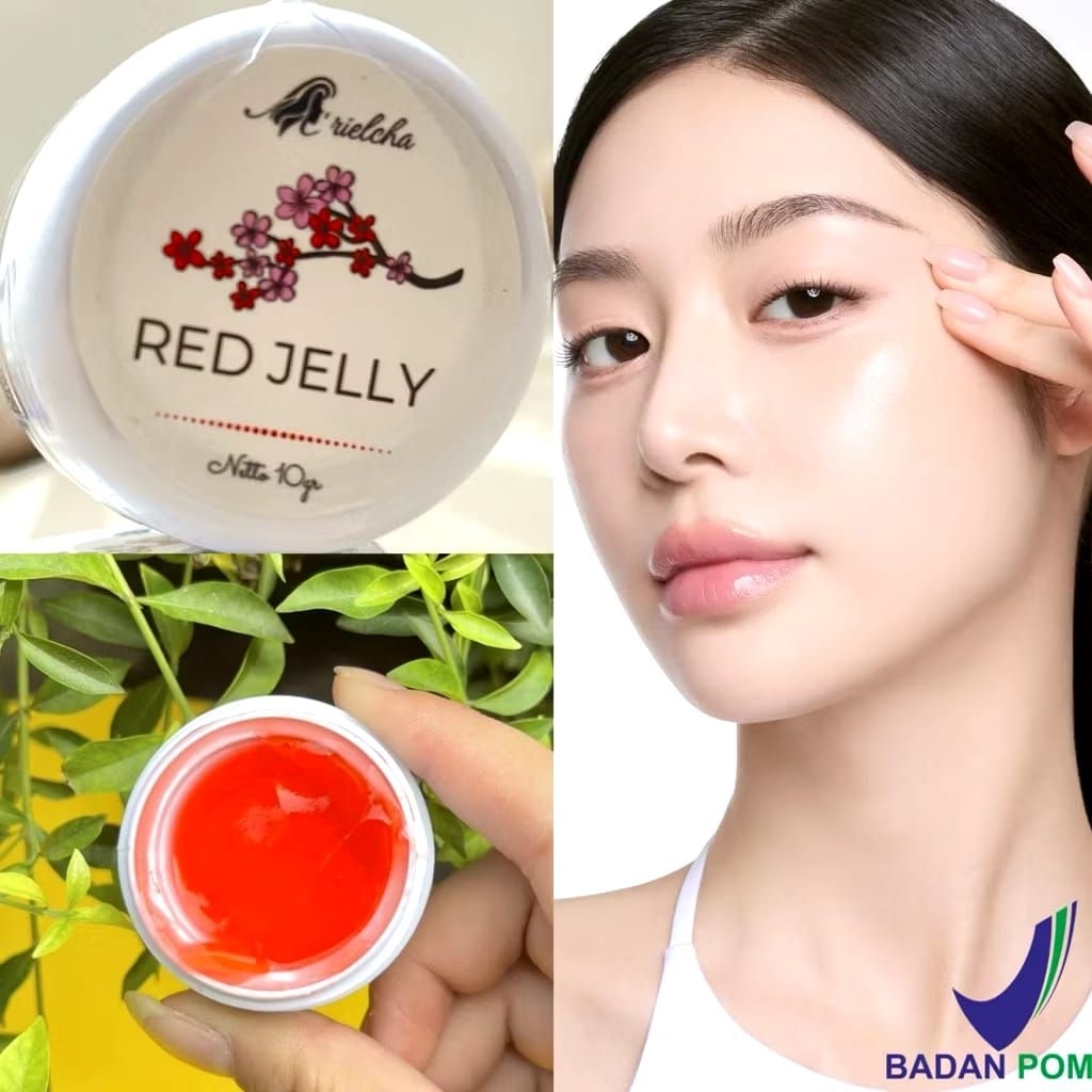 Red Jelly Glowing Mencerahkan Wajah Super Glowing BPOM