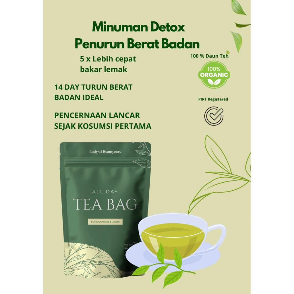 SlimmingTea||AllDayTeaBag||PomegranateFlavor