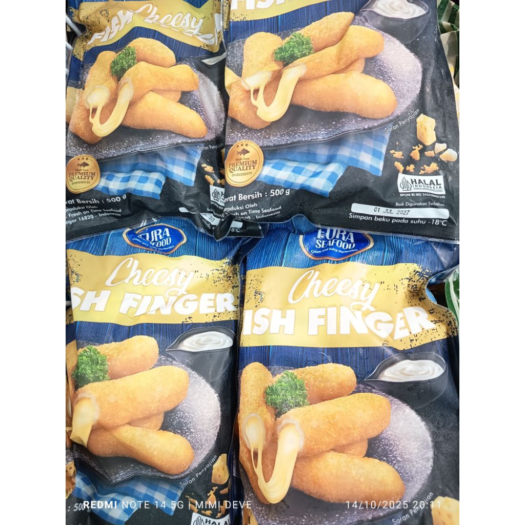 Fura Cheesy Fish Finger 500gr