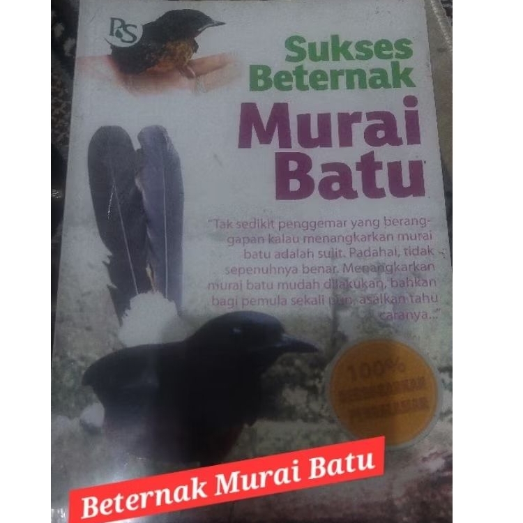 buku beternak murai batu langka