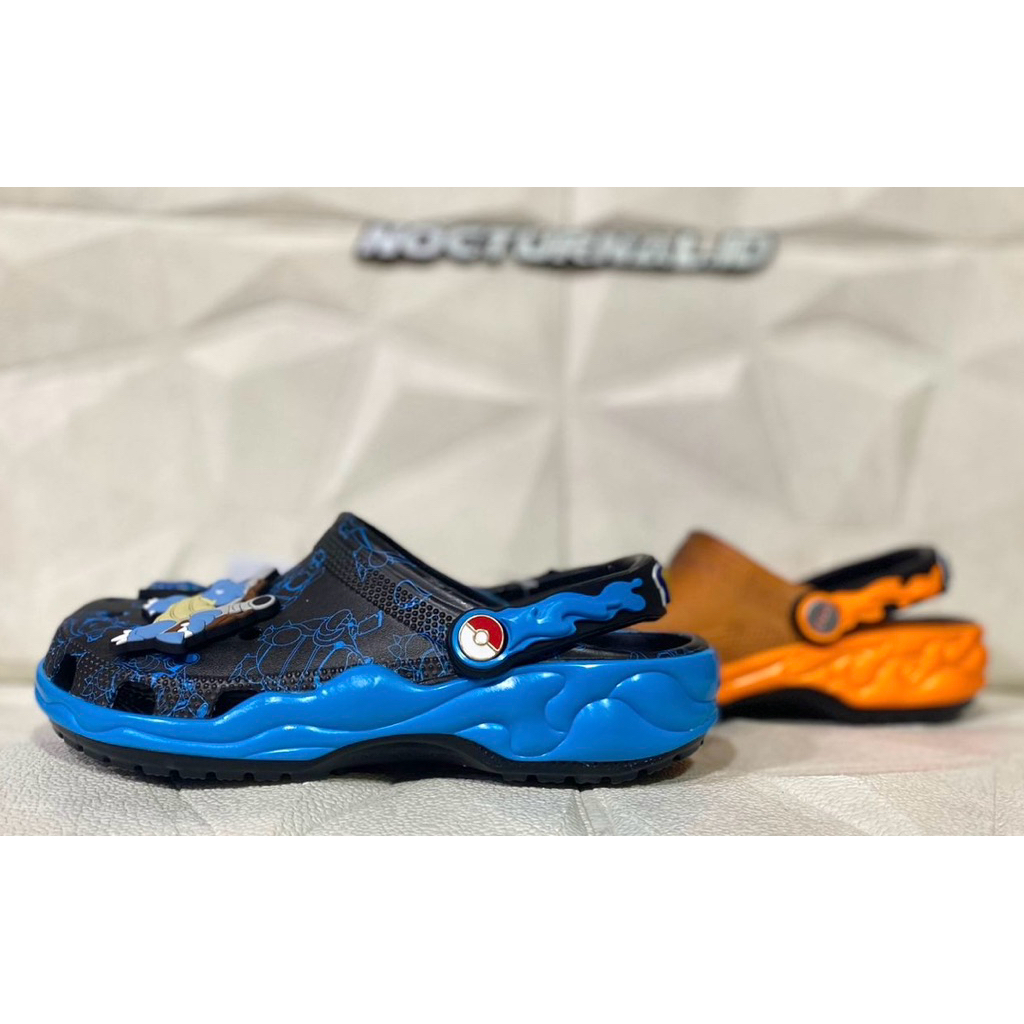 Sandal Classic Pokemon LED Dewasa(free jibbit+tas)