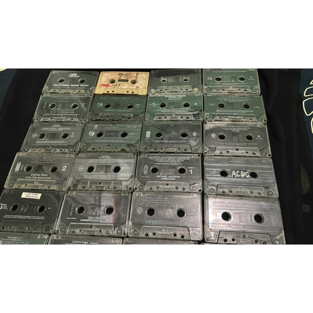 sepaket kaset tanpa cover sampul