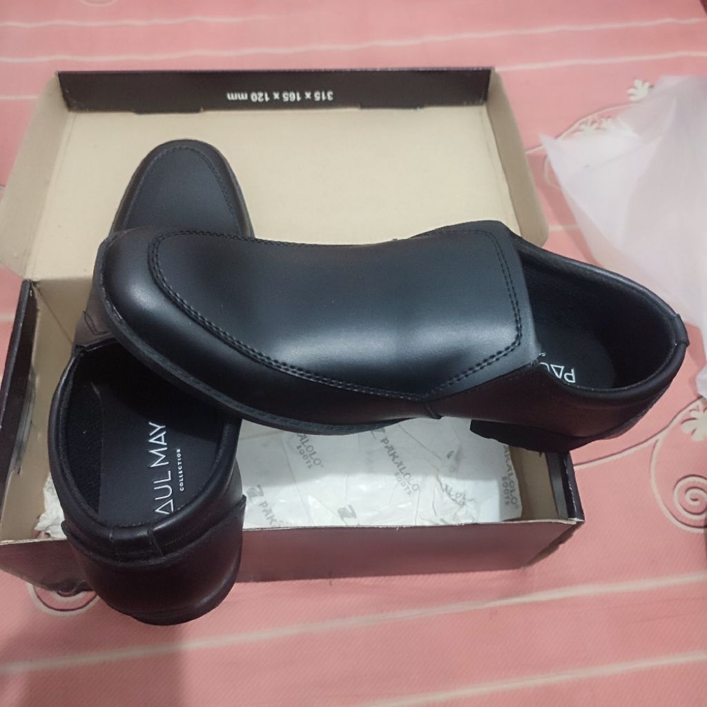 Sepatu Pria Formal Pantofel Oxford Slip-on Black / Brown size 39 (new/preloved)