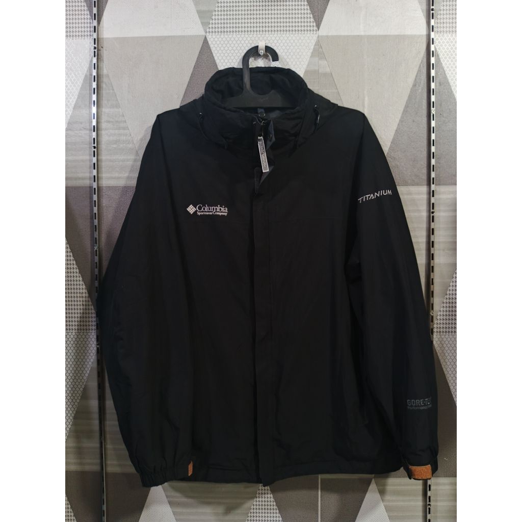 Columbia Titanium Gore-Tex Performance Shell 3 Layer Jacket – Black (Original) SZ L