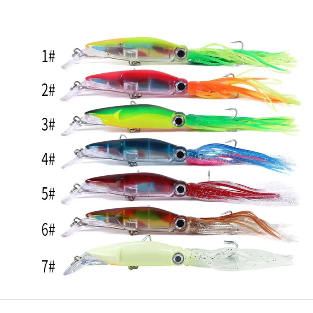 UMPAN PANCING LURE CASTING TROLLING SQUID CUMI 14CM/40GR