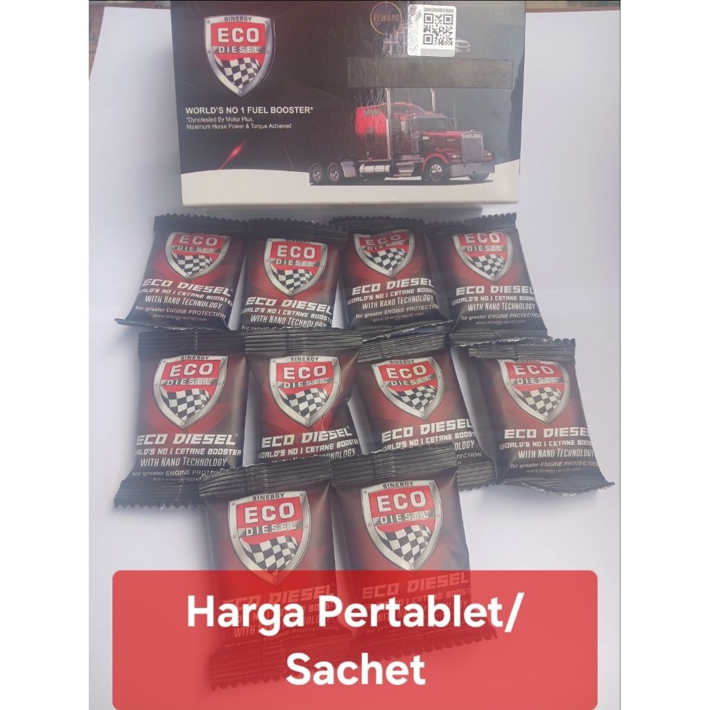 Eco Racing Solar Penghemat Bahan Bakar Bus Mobil Truck Industri Perbutir Persachet