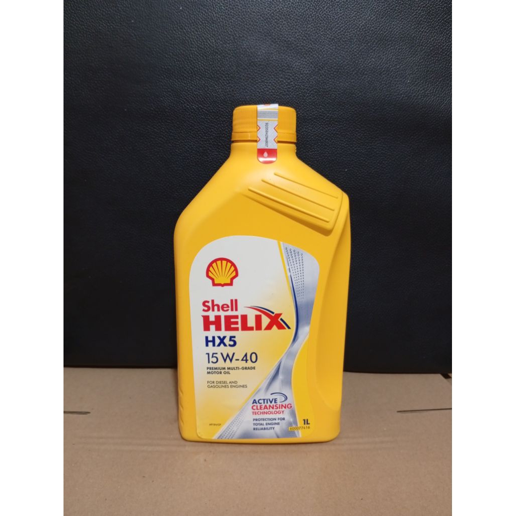 OLI OIL SHELL HELIX HX5 1 LITER PELUMAS OLI MESIN MOTOR