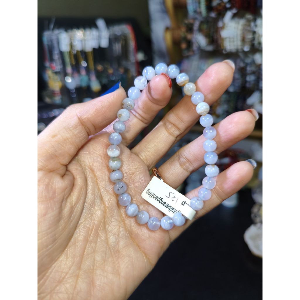 GELANG BLUE LACE AGATE