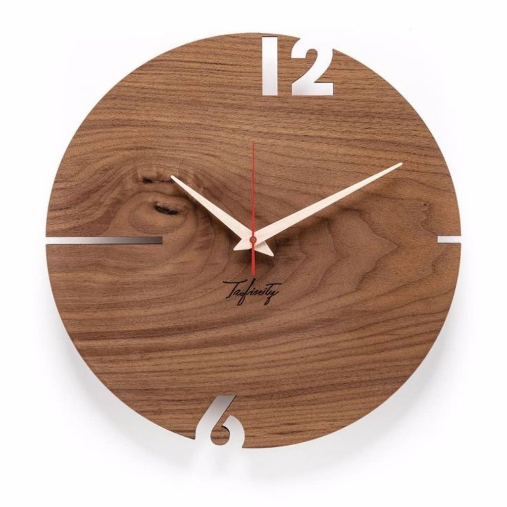 Jam Dinding Unik Kayu Jati