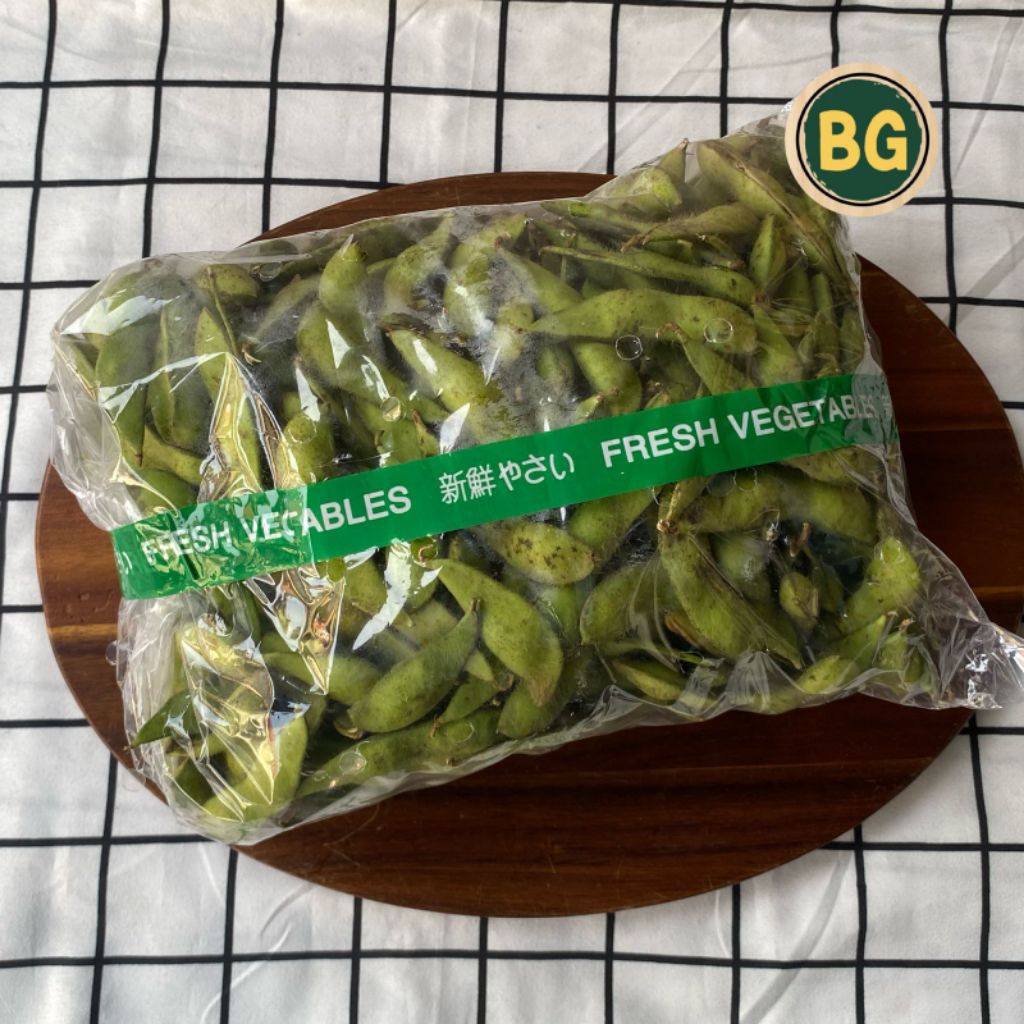 Kacang edamame segar 1kg, kacang edamame