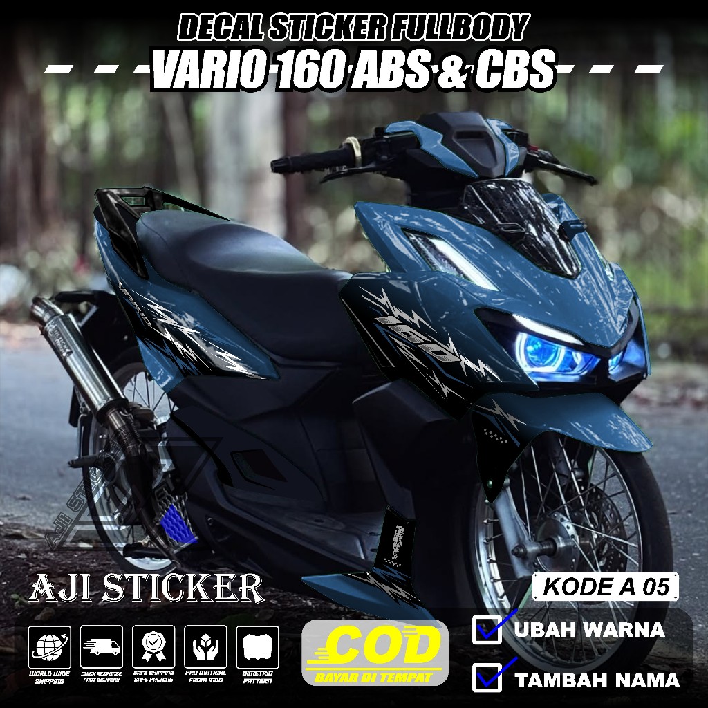 (COD) Sticker Vario 160 Fullbody - Stiker Variasi Vario 160 Abs Cbs FullBody - Decal Vario 160 Fullb