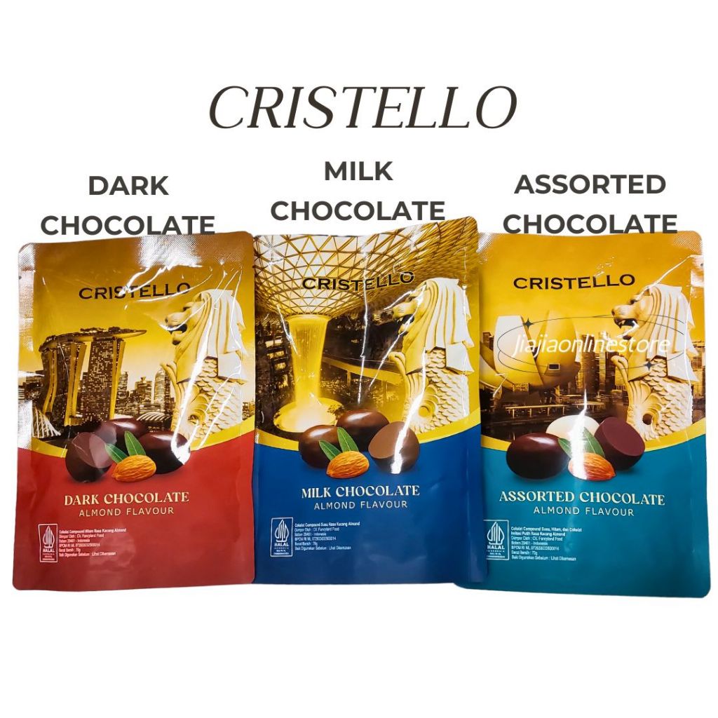 CRISTELLO CHOCOLATE Singapore Oleh Oleh Cokelat Singapore Coklat SG Cemilan Cokelat Cristello