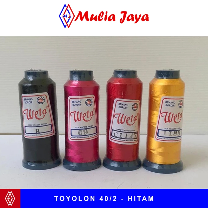 Benang Bordir Merk Weta / Benang Viscose Rayon