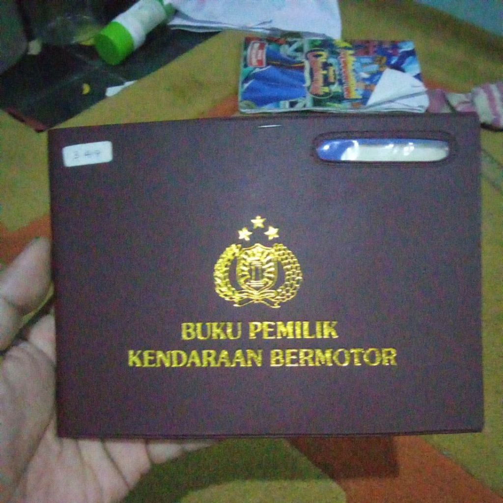 BPKB RX king tahun 1995 sampul