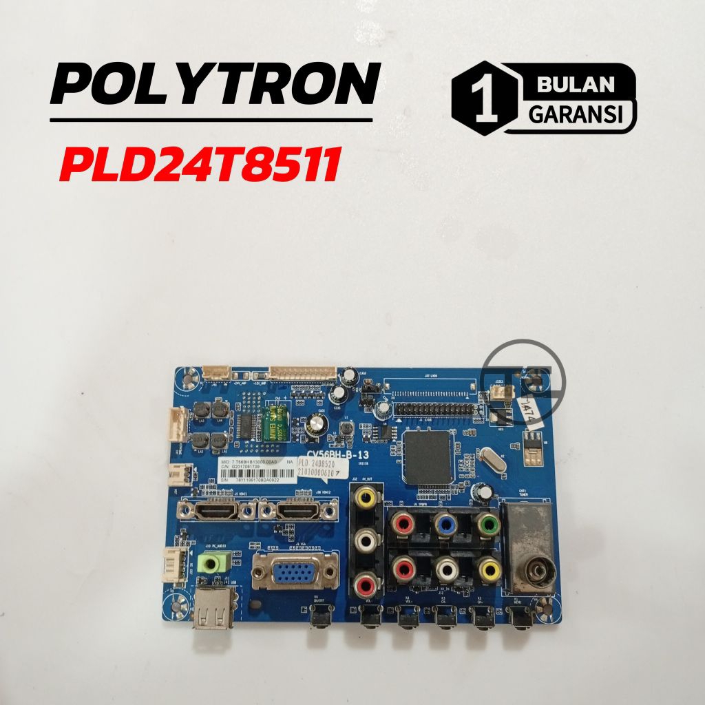 MESIN TV POLYTRON PLD24T8511 MOBO MODUL TV LCD POLYTRON PLD 24T8511 MAINBOARD MOTHERBOARD TV