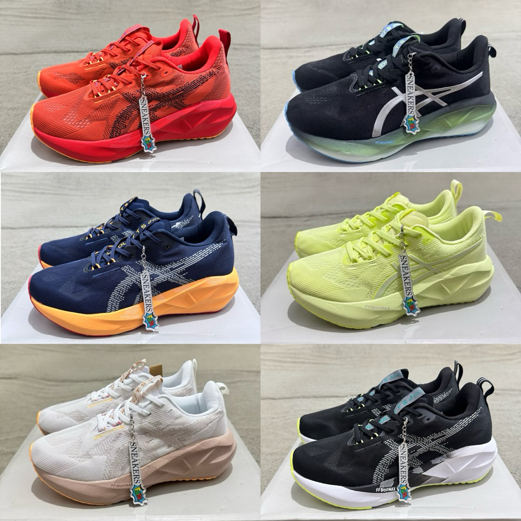 SEPATU LARI ASC NOV4BLAST5 LUXE BLACK PREMIUM ORIGINAL