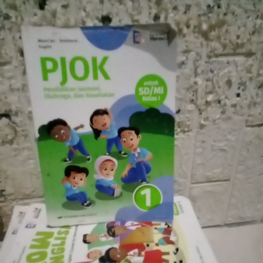 Buku bekas original pjok pendidikan jasmani olahraga dan kesehatan kls 1 SD