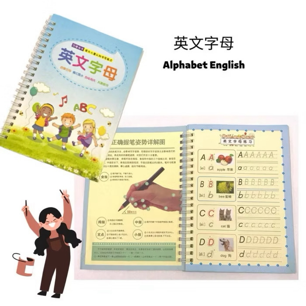 buku anak Alphabet English Buku anak Buku belajar anak Alphabet English