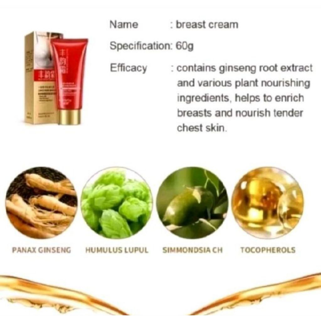 Cream Pengencang Payudara Alami - One spring beauty cream