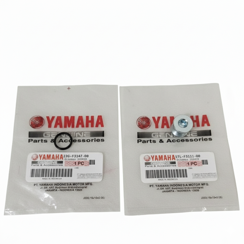 Baut Tutup As Skok Shock Depan + Karet O Ring 1 PCS  Yamaha Mio Lama Original