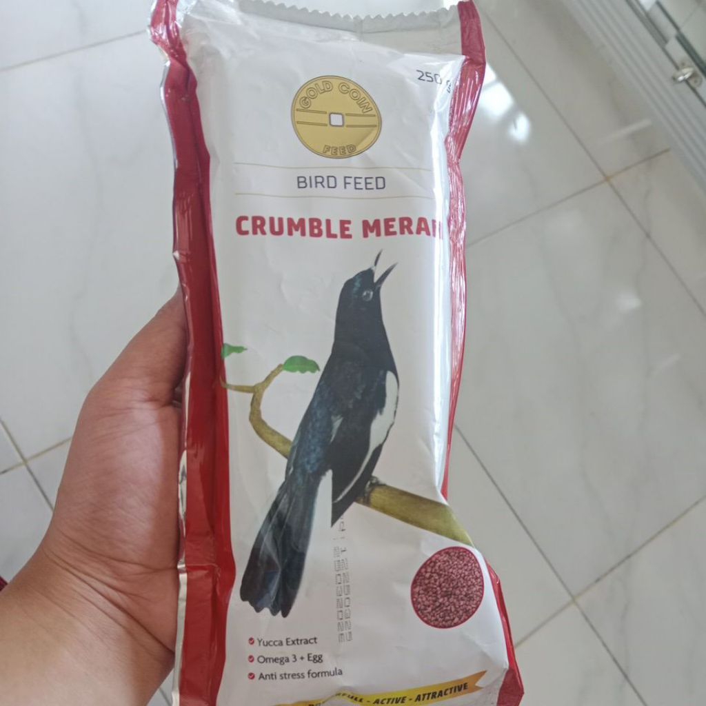 Gold coin Merah (jalak bali, muari batu, jalak, kapas tambak, cucak hijau, pentet, anis)