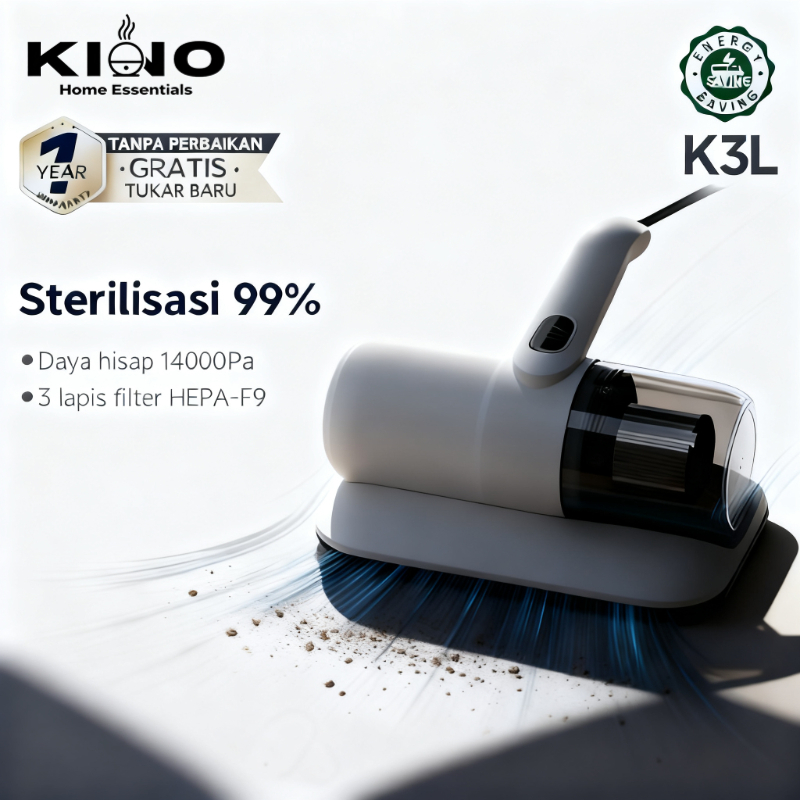 KINO New Pembasmi Tungau 14000Pa Vakum Penghilang Tungau Frekuensi Tinggi Penyedot Debu Kasur