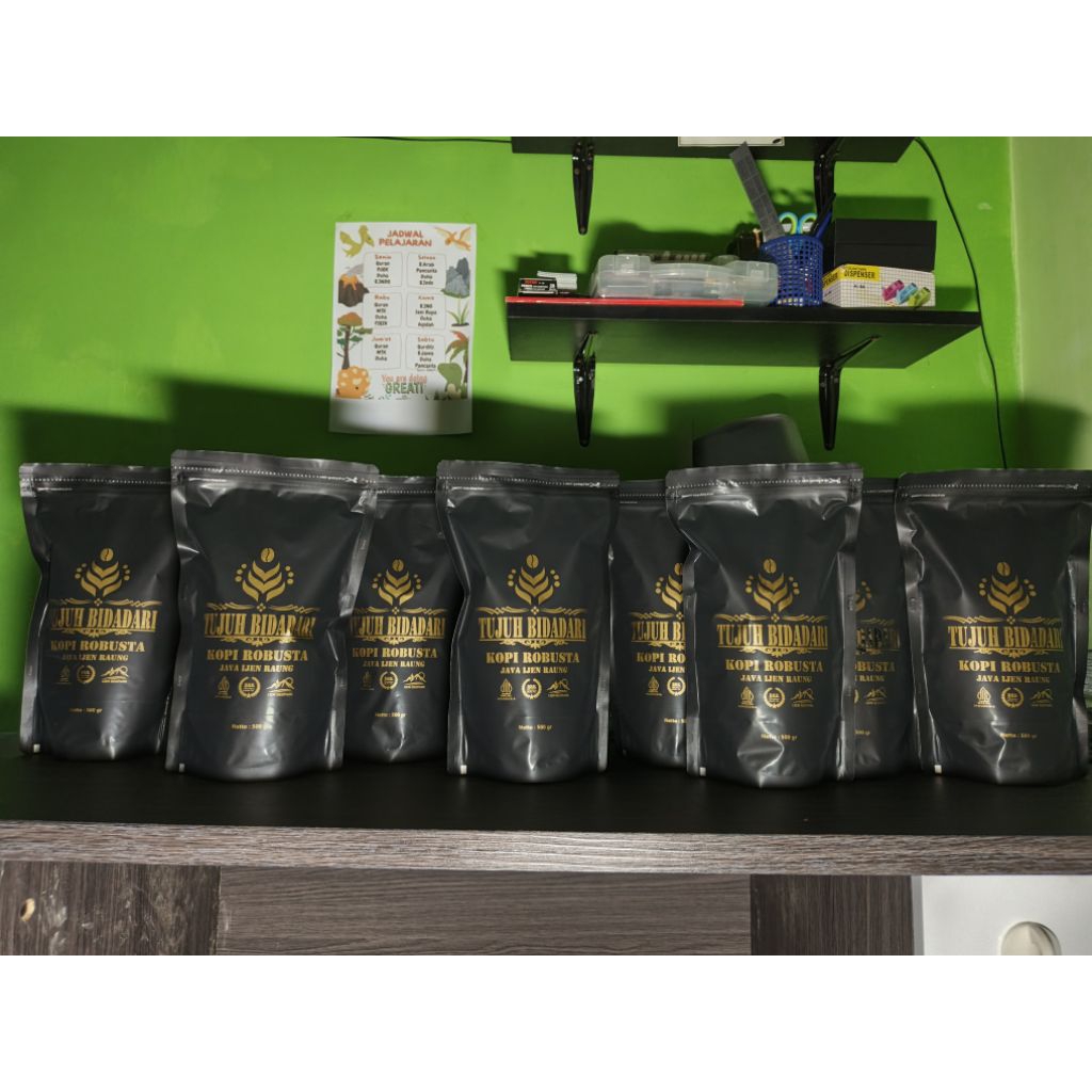 KOPI ROBUSTA 500 gr TUJUH BIDADARI IJEN RAUNG BONDOWOSO