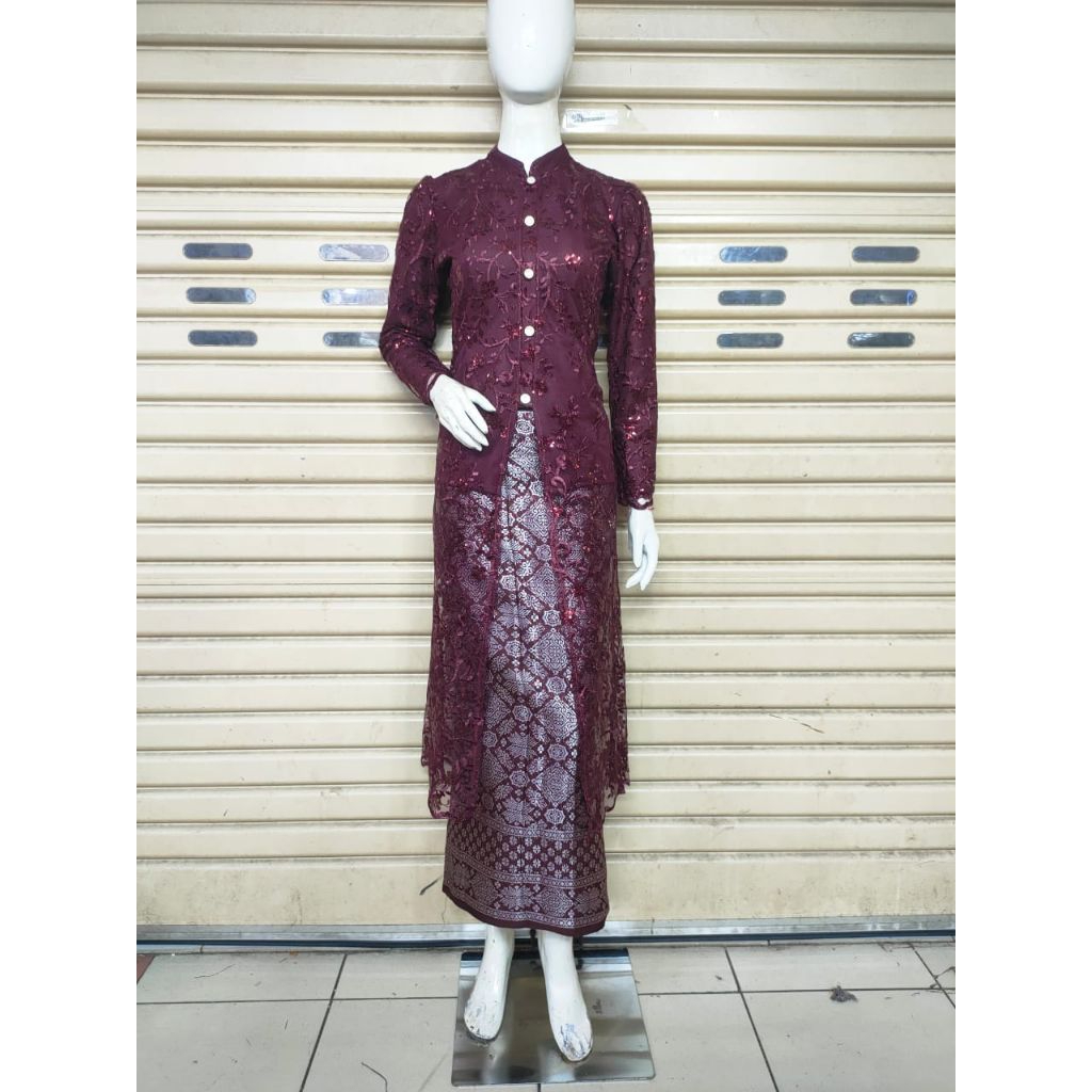 kebaya tunik kancing