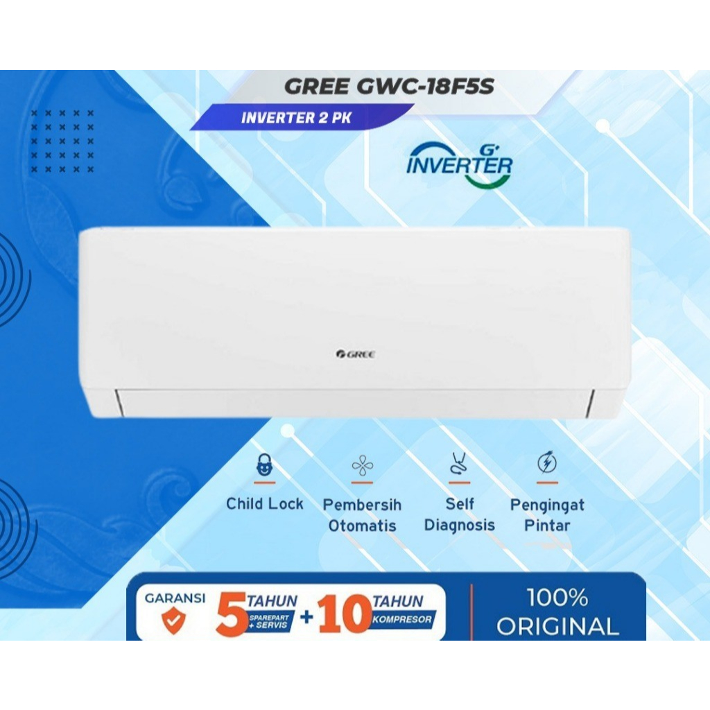 AC GREE 2 PK Inverter GWC-18F5S