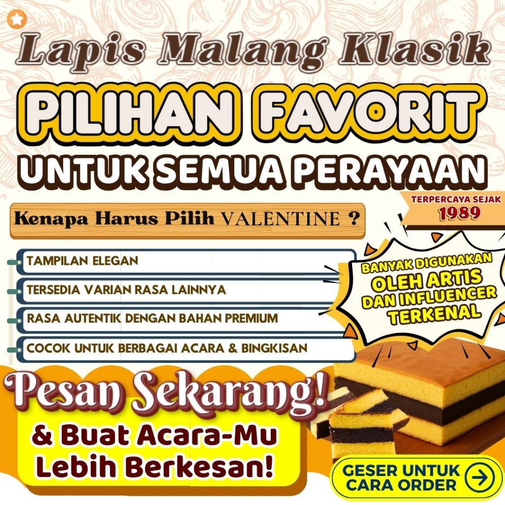 Kue Lapis Malang Tugu Wisman Premium - Lapis Malang Surabaya Hongkong Blackforest Oreo | Untuk Cemil