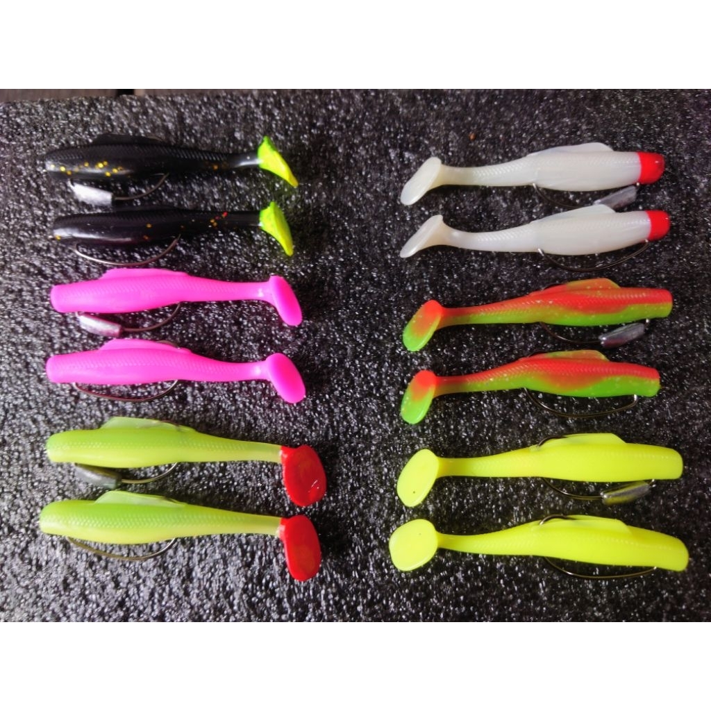 1 Pcs Soft Lure 8cm