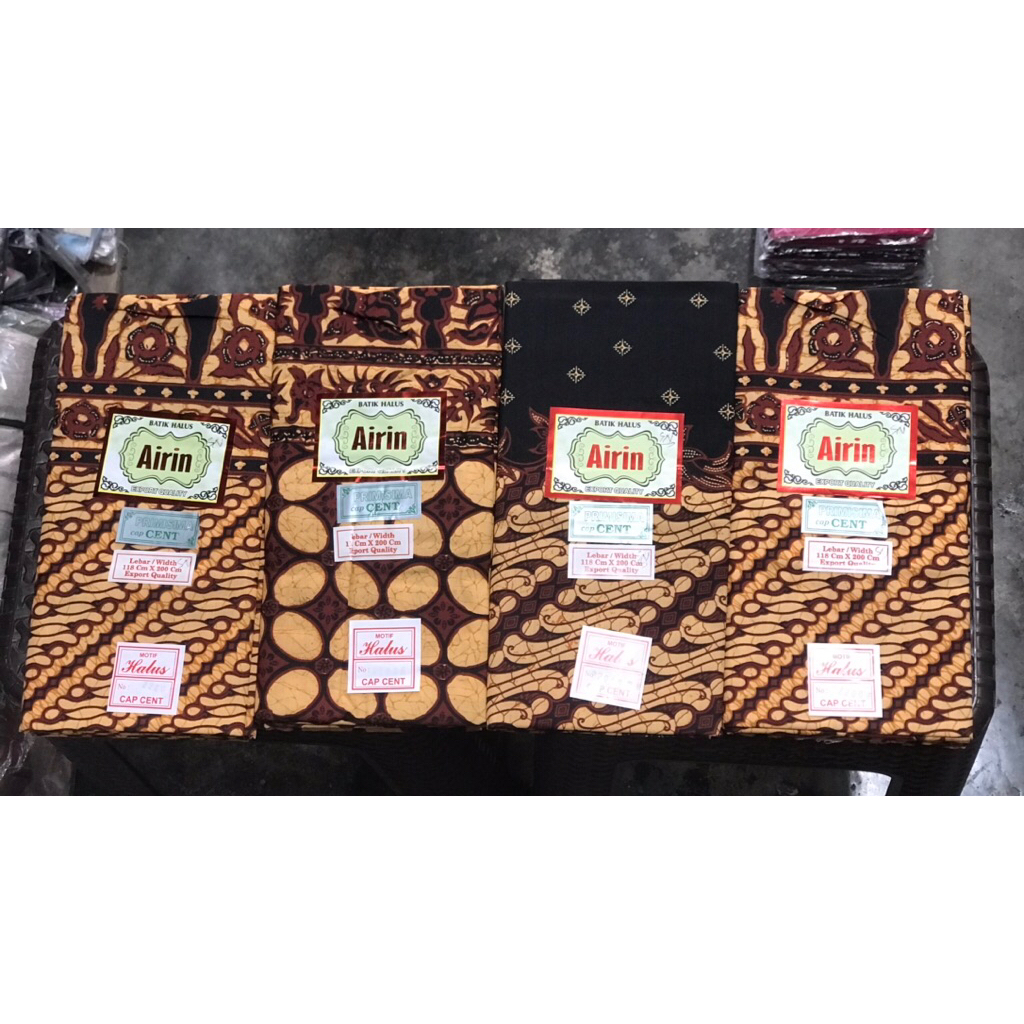 Kain sarung batik halus AIRIN cap CENT