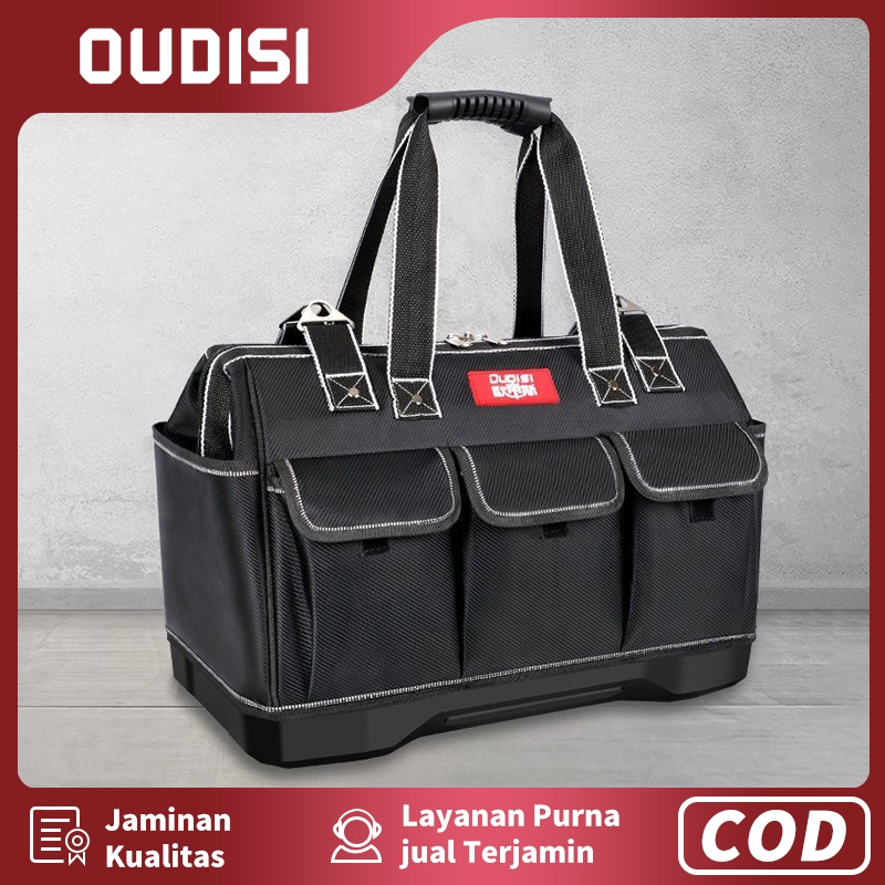 OUDISI Bag perkakas Tas Perkakas 15 /18inch Tas Penyimpanan Tas Kain Oxford Yang Tebal Dan Kuat