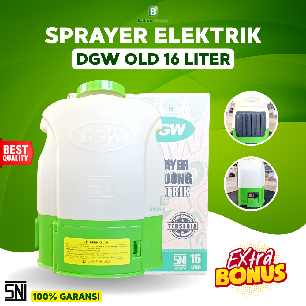 Sprayer DGW Elektrik 16 Liter Original Tengki Semprot Elektrik