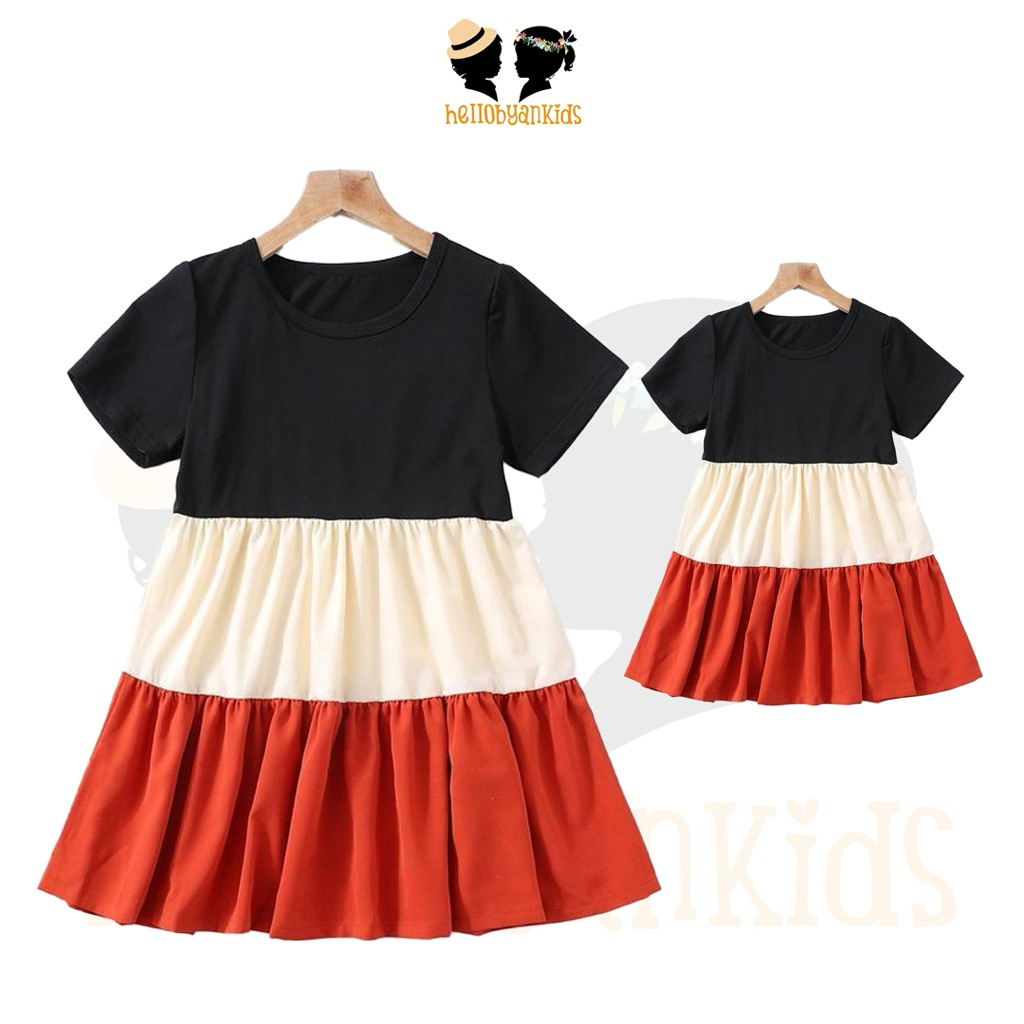 Baju Couple Hellobyankids Baju Anak Perempuan Dress Anak Baju Kembar