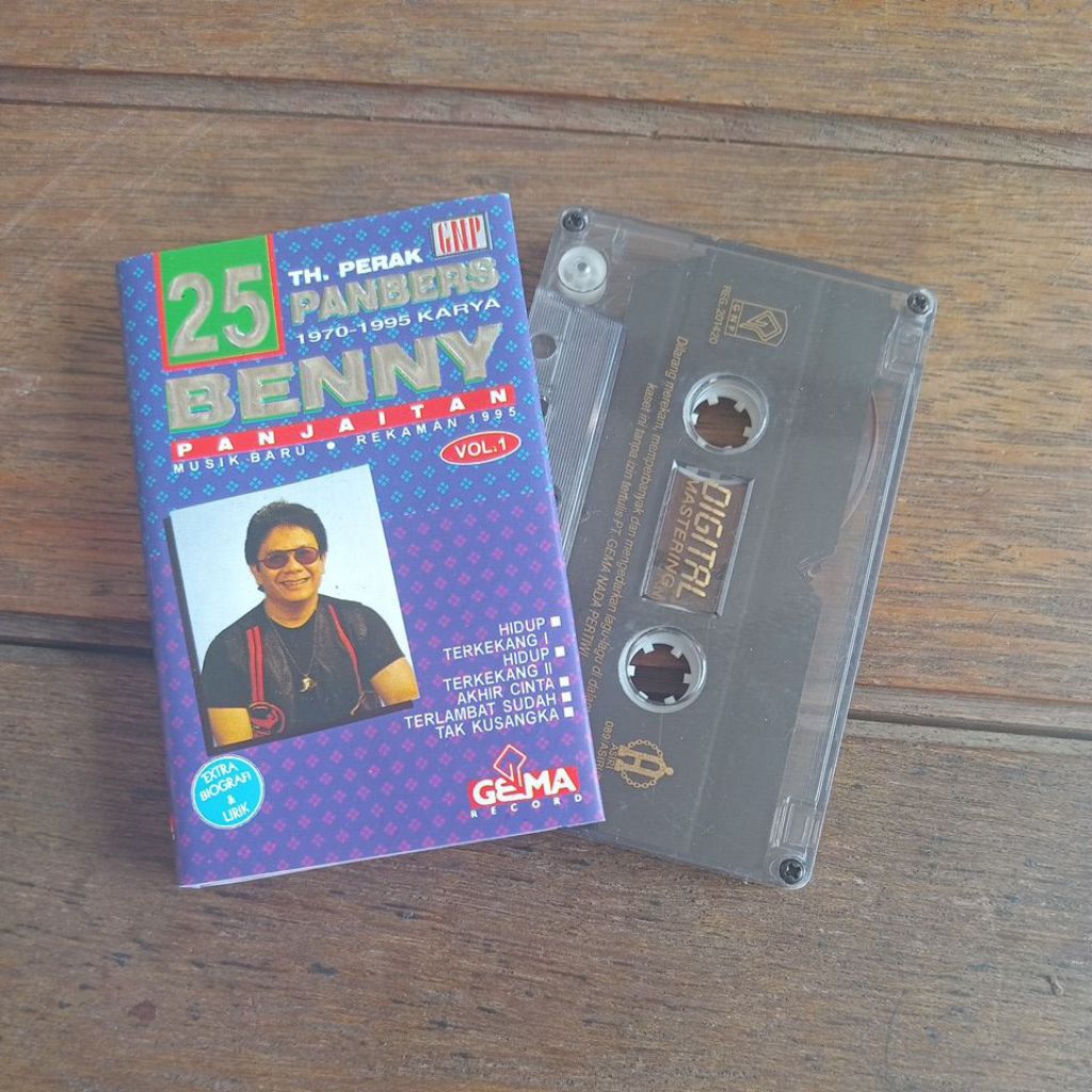 Kaset 25 Tahun Perak Panbers 1970-1995 Karya Benny Panjaitan/gema nada pertiwi mulus