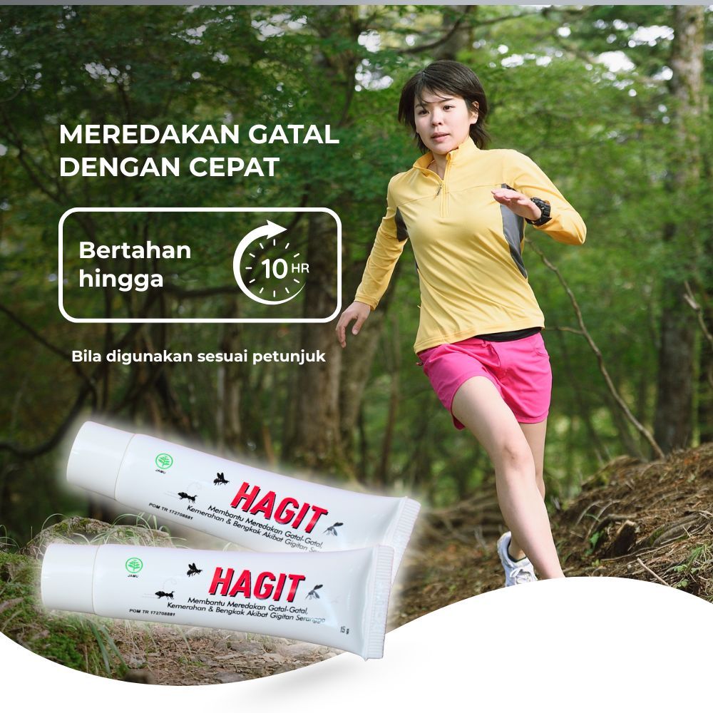 HAGIT Salep Gatal Anti Inflamasi dengan Aloe vera Eucalyptus Calming Balm 15gr Cream Untuk Gatal Kem