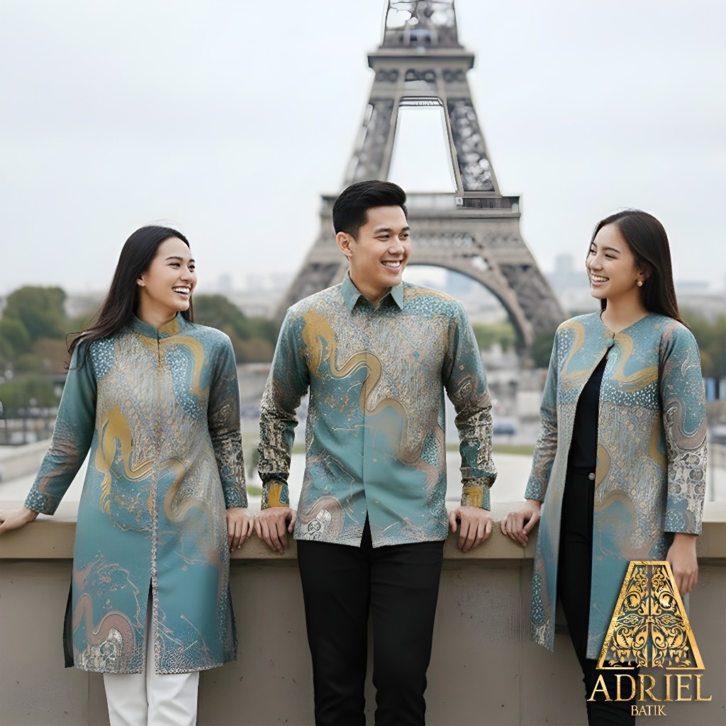 ARYASATYA BATIK DOBBY SUTRA SUPER PREMIUM (Kemeja PRIA / Tunik WANITA) - Reguler Fit Kemeja Batik Pr