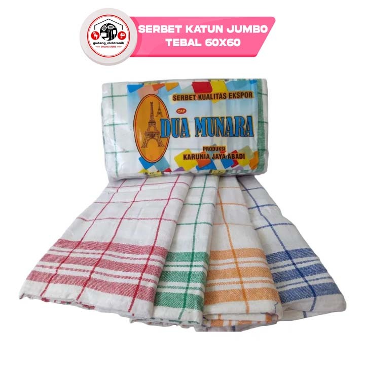 Serbet Katun Jumbo Tebal 60X60