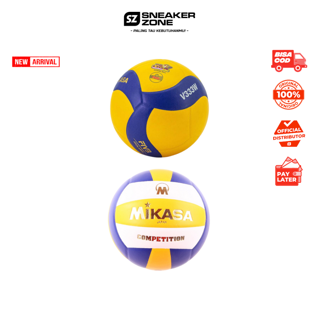 MIKASA VOLLEYBALL MV2200 SUPER GOLD - VOLLEYBALL MV2200Z SUPER GOLD -  BOLA VOLI - ORIGINAL MIKASA