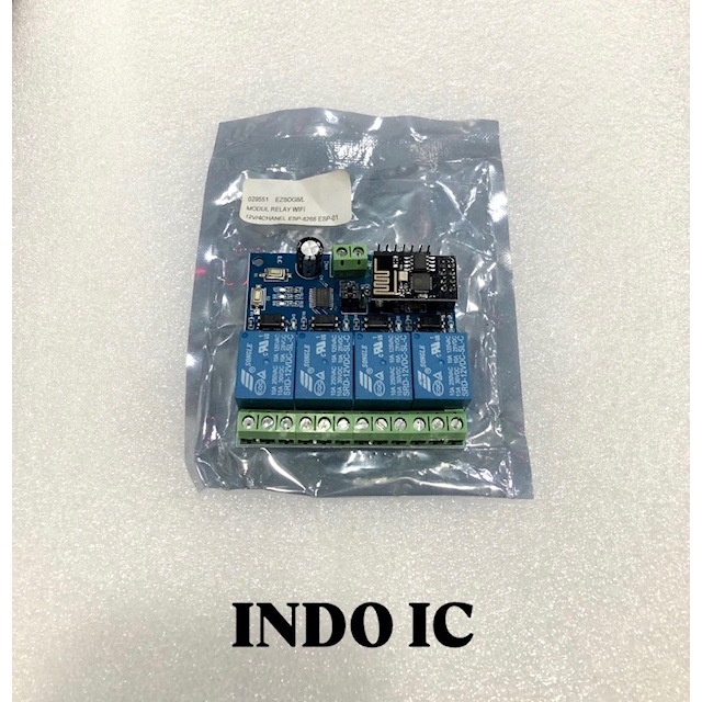 MODUL RELAY WIFI 12V/4CHANEL ESP-8266 ESP-01