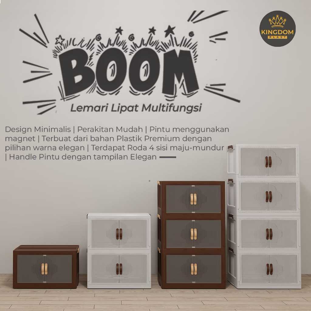 LEMARI PLASTIK LIPAT / RAK LIPAT / LEMARI LIPAT MULTIFUNGSI