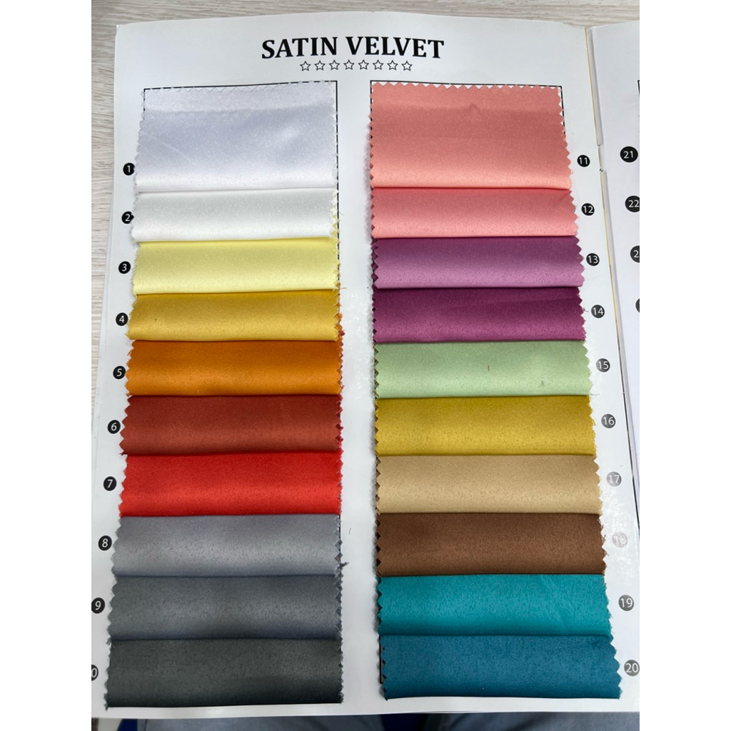 {Harga Rolan} Kain satin velvet Premium/ kain Satin Bridesmaid / Satin seragaman Bridesmaid