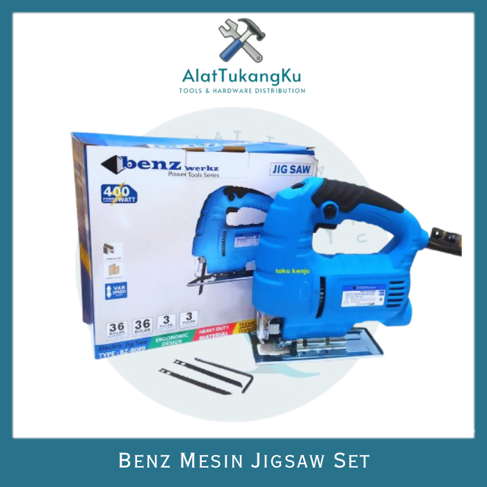 Mesin Gergaji Jigsaw BENZ Fullset / Mesin Potong Kayu Jigsaw / Mesin Gergaji Potong Kayu Triplek