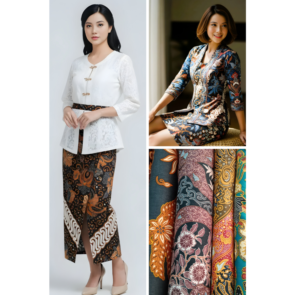 bahan batik katun meteran premium / bahan batik katun / kain batik meteran / batik motif / kain bati