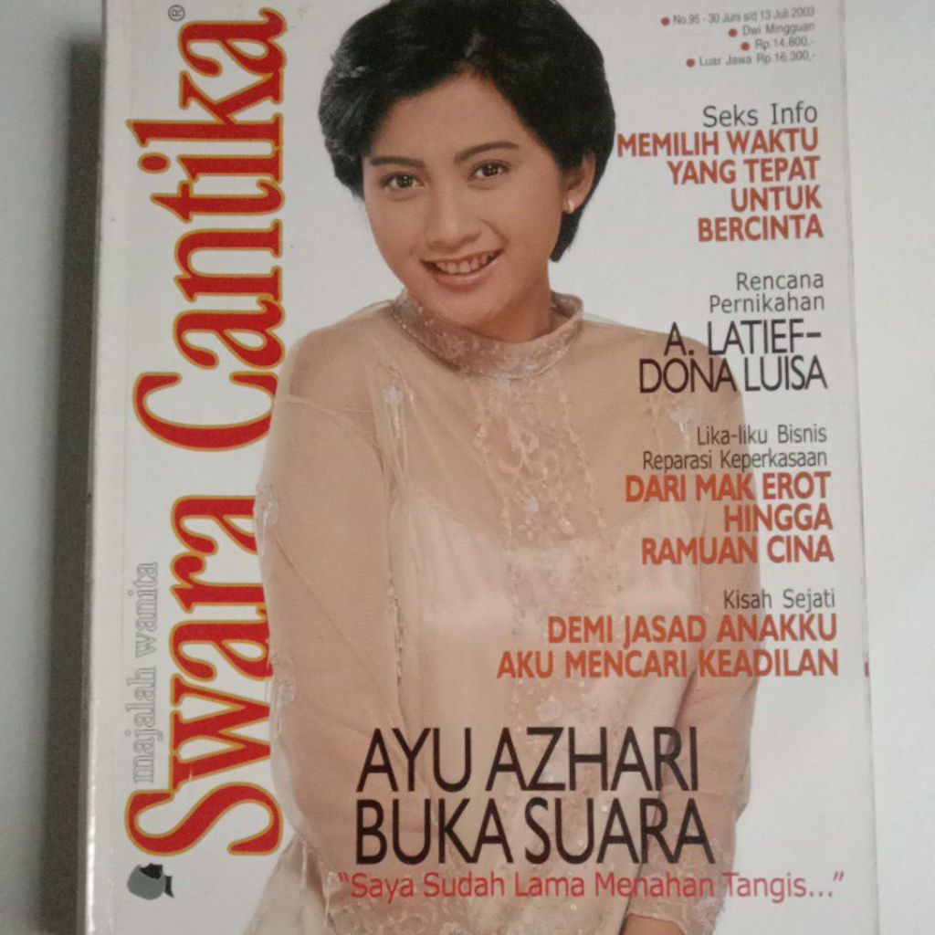 Majalah Swara Kartini Tahun 2003 Cover Desy Ratnasari