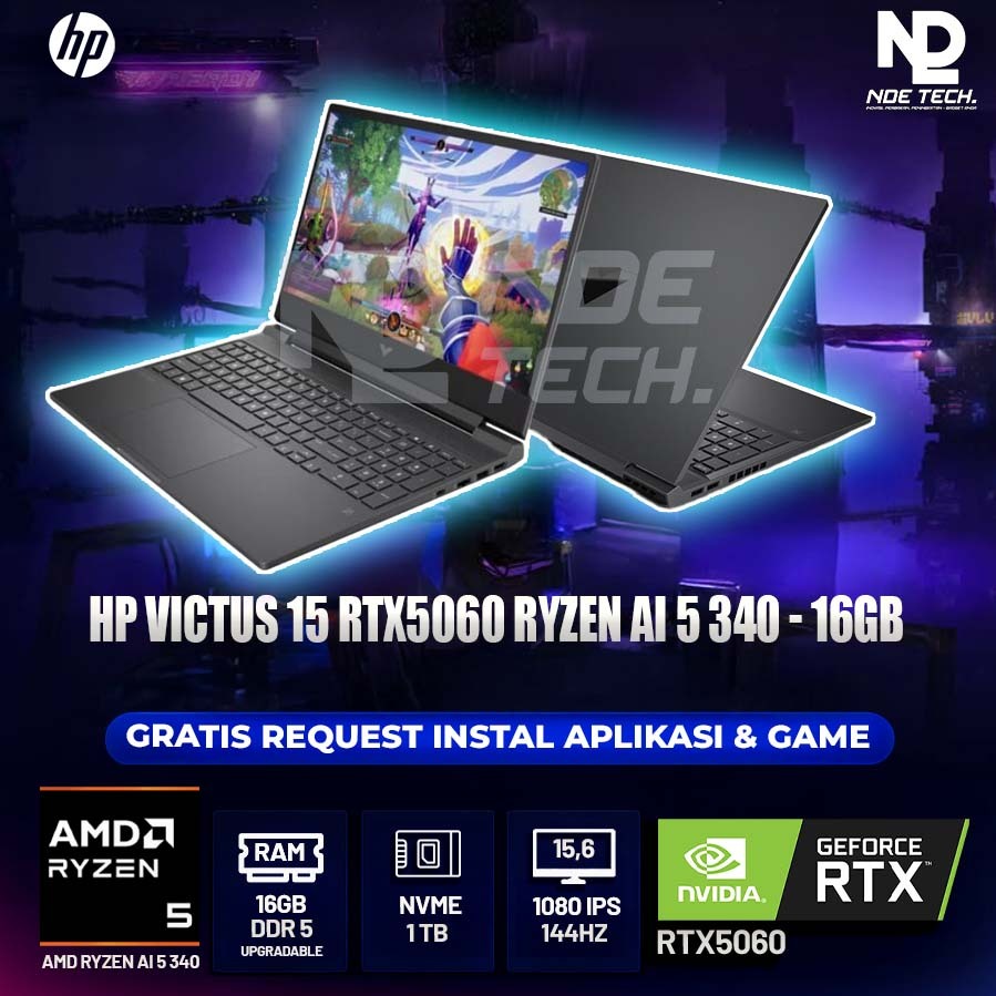HP VICTUS 15 RTX5060 RYZEN AI 5 340