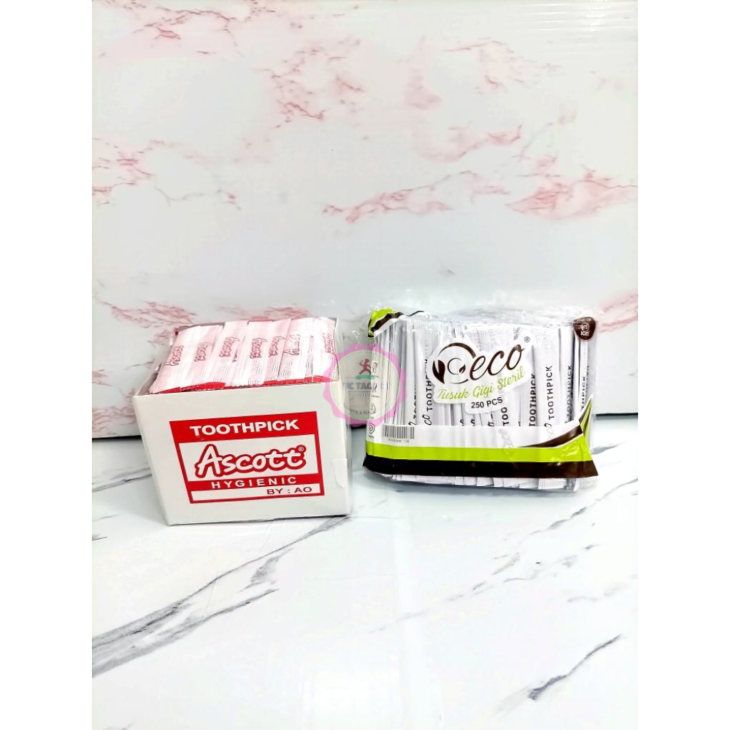 Tusuk Gigi Steril / Tusuk Gigi / Tusuk Gigi Bungkus Kertas