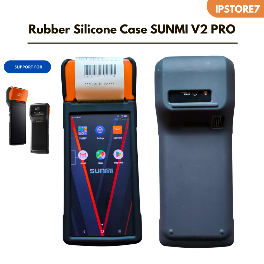 Silicone Case Silikon Pelindung Mesin Kasir Sunmi V2 PRO
